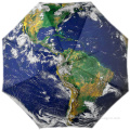 Earth Printing 3-Folding Umbrella (BD-25)